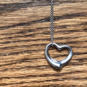 Tiffany & Co. Open Heart pendant necklace